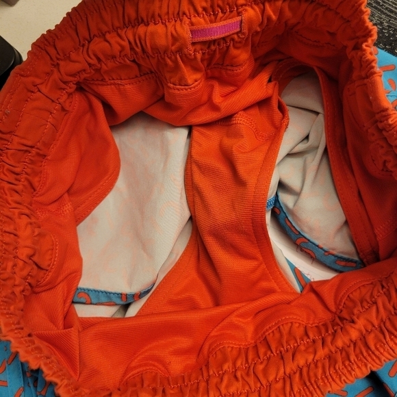 Lululemon speed short seawheeze special edition blue turquoise red squiggles 6 - Picture 5 of 6